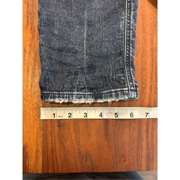 Diesel Men's Blue Distressed Elastic Back Waist Drawstring Skinny Jeans Size 32 - Picture 6 of 11